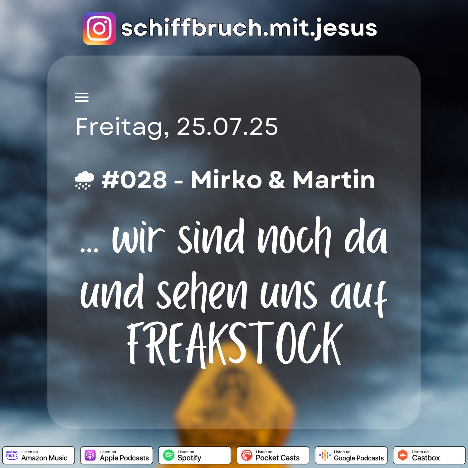 Schiffbruch mit Jesus